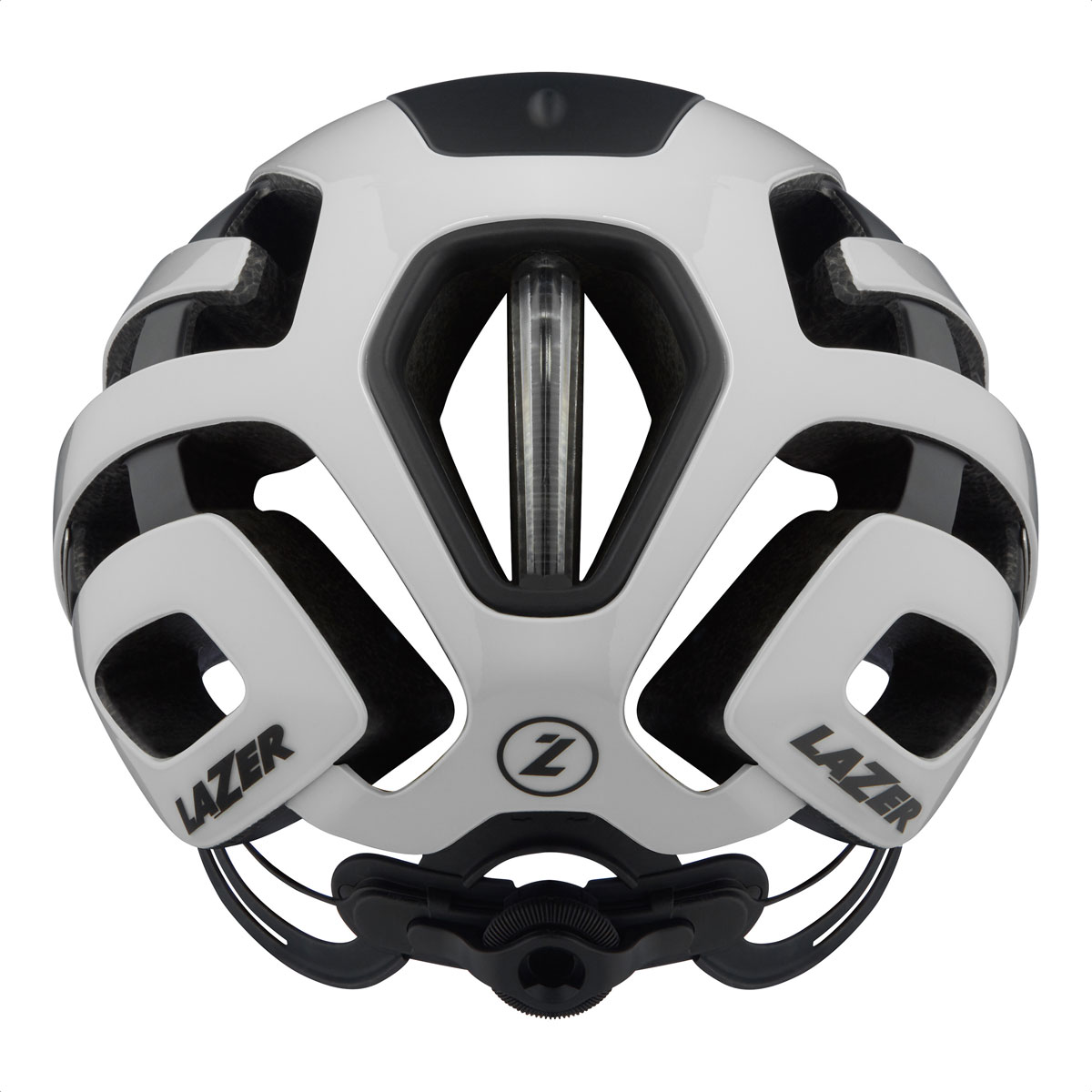 Casco Lazer Century + Led Recargable (White Black) - Imagen 2