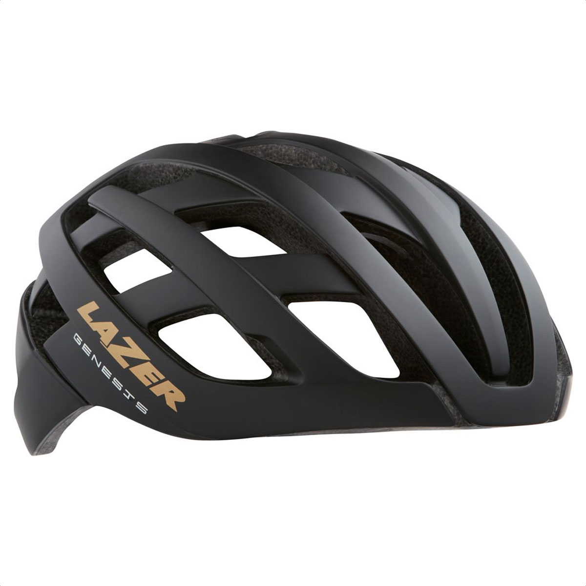 Casco Lazer Genesis Gold Edition (Matte Black/Gold)