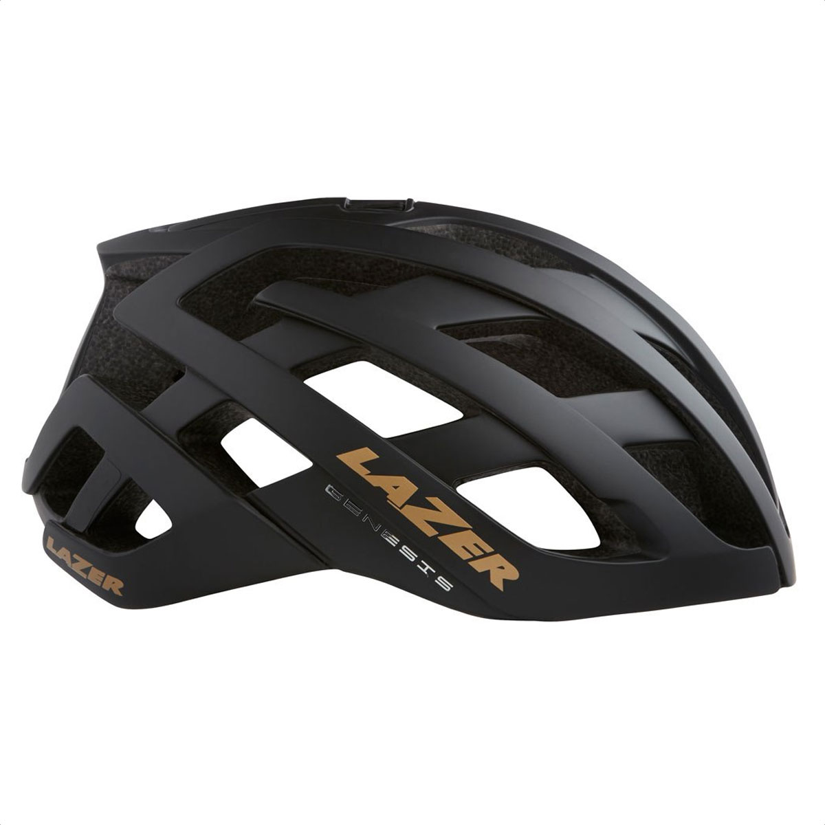Casco Lazer Genesis Gold Edition (Matte Black/Gold) - Imagen 2