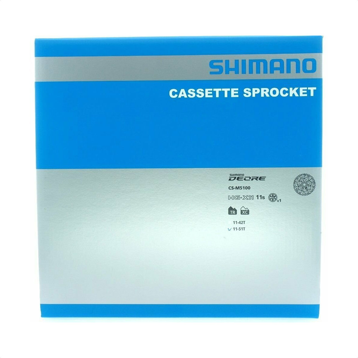 Cassette Shimano CS-M5100 Deore 11-51t 11v - Imagen 3
