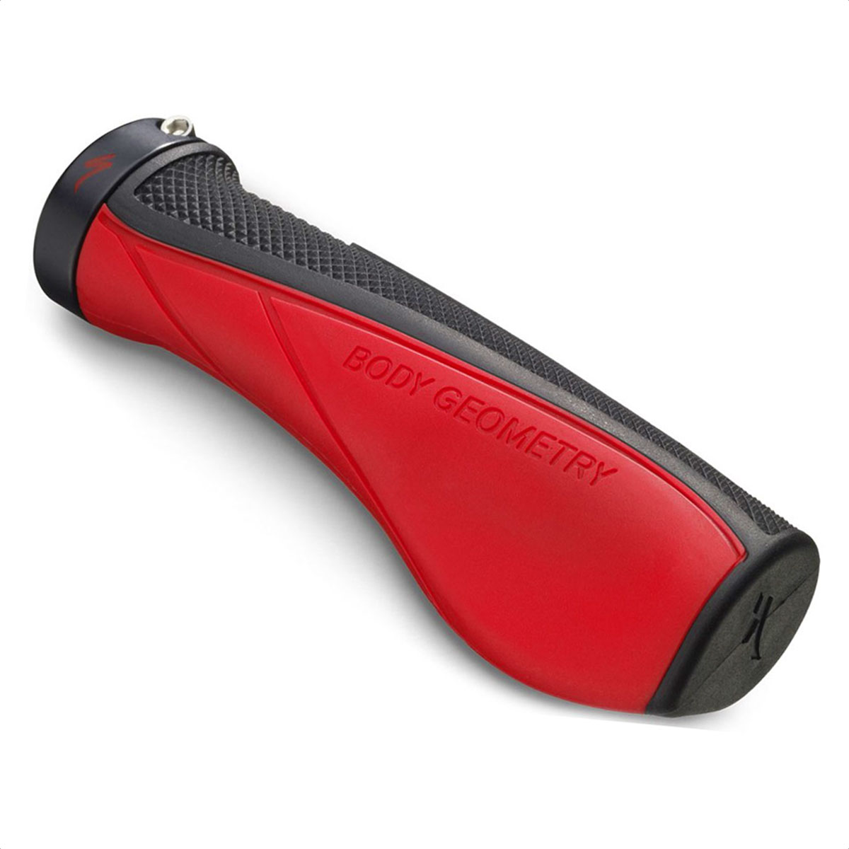Puños Grip Specialized BG Contour XC Locking (Black/Red) - Imagen 2