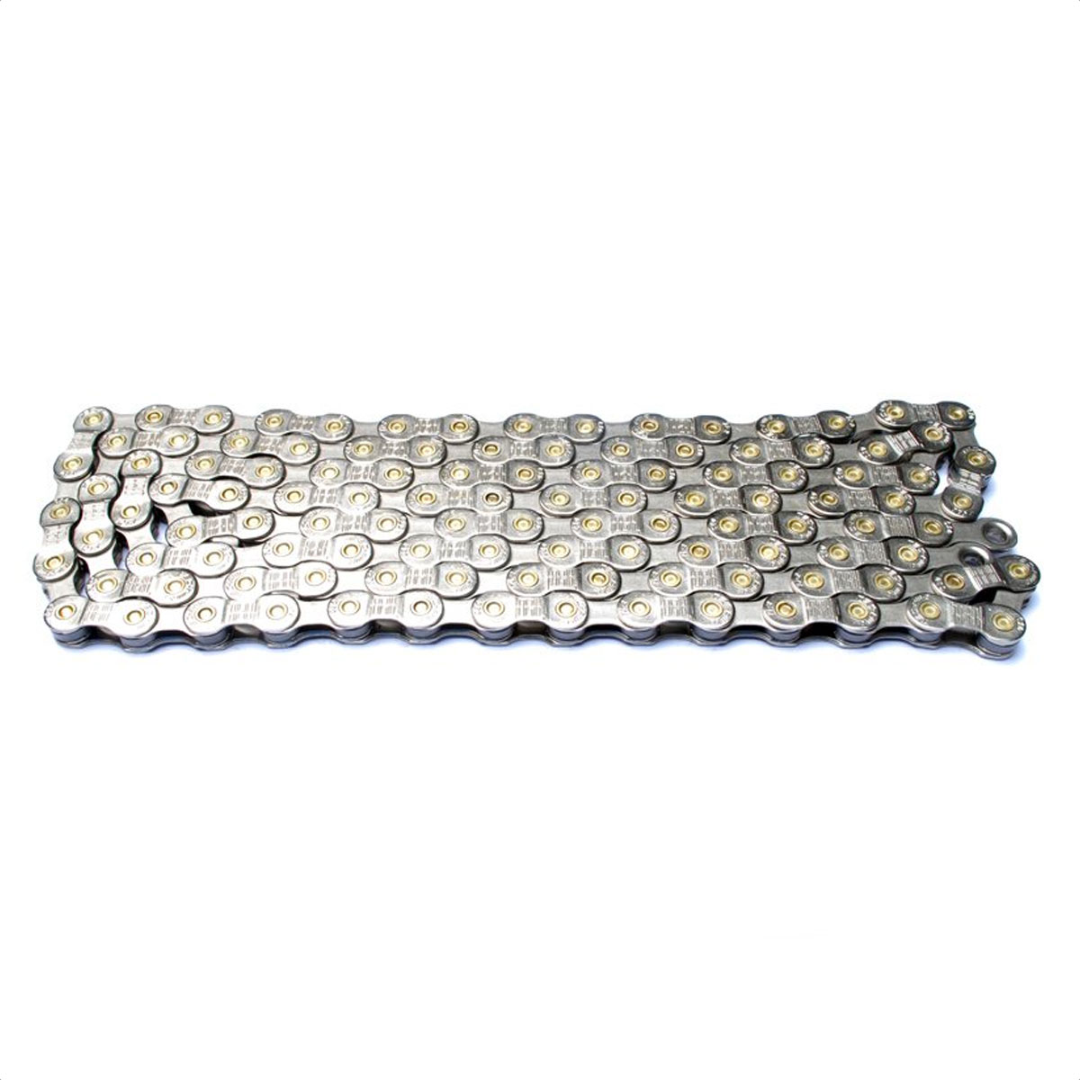 Cadena Tec-pwr C10 Shimano Sram Campagnolo 10v (Silver/Gray - Gold Pin) - Imagen 2