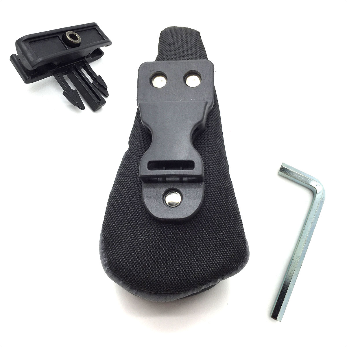 Bolso Bajo Asiento Bicicleta Mti Clip-on 1lts (Gris) - Imagen 2