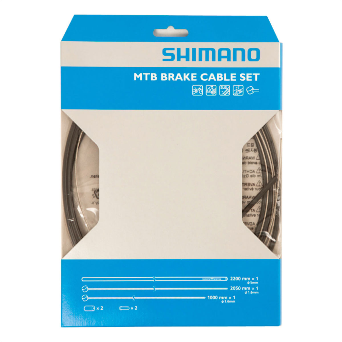 Set Cable Y Funda De Frenos MTB Shimano