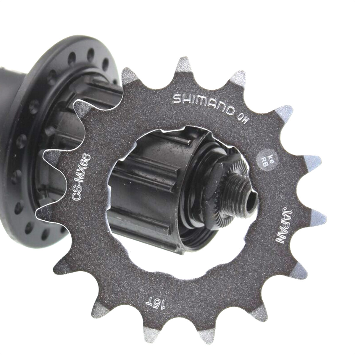 Piñon Cassette Shimano CS-MX66 Singlespeed 1v - Imagen 2