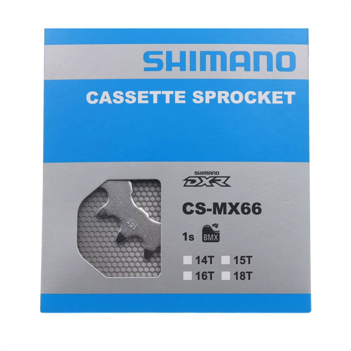 Piñon Cassette Shimano CS-MX66 Singlespeed 1v - Imagen 3
