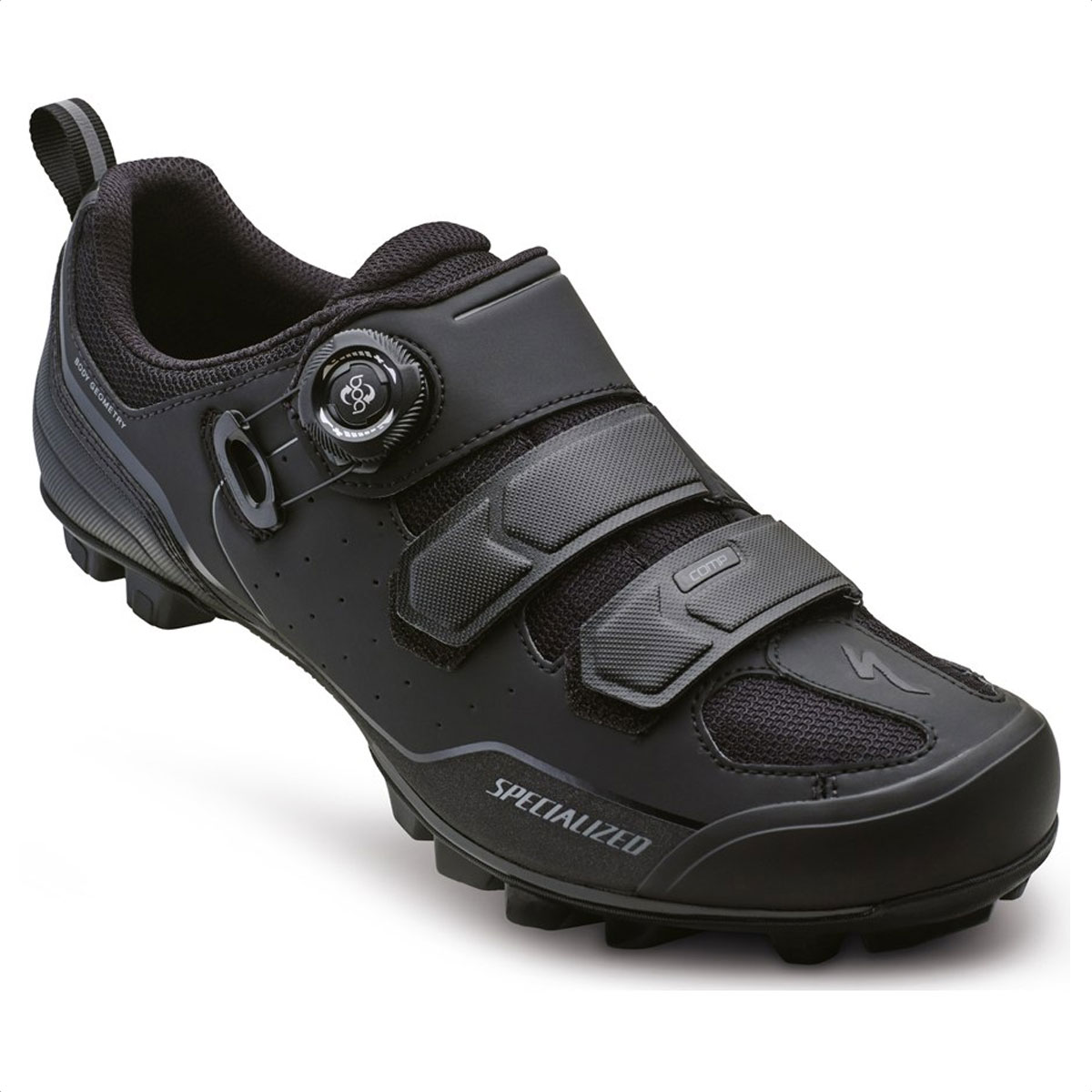 Zapatillas De MTB Specialized Comp (Black/Darl Grey) - Imagen 2