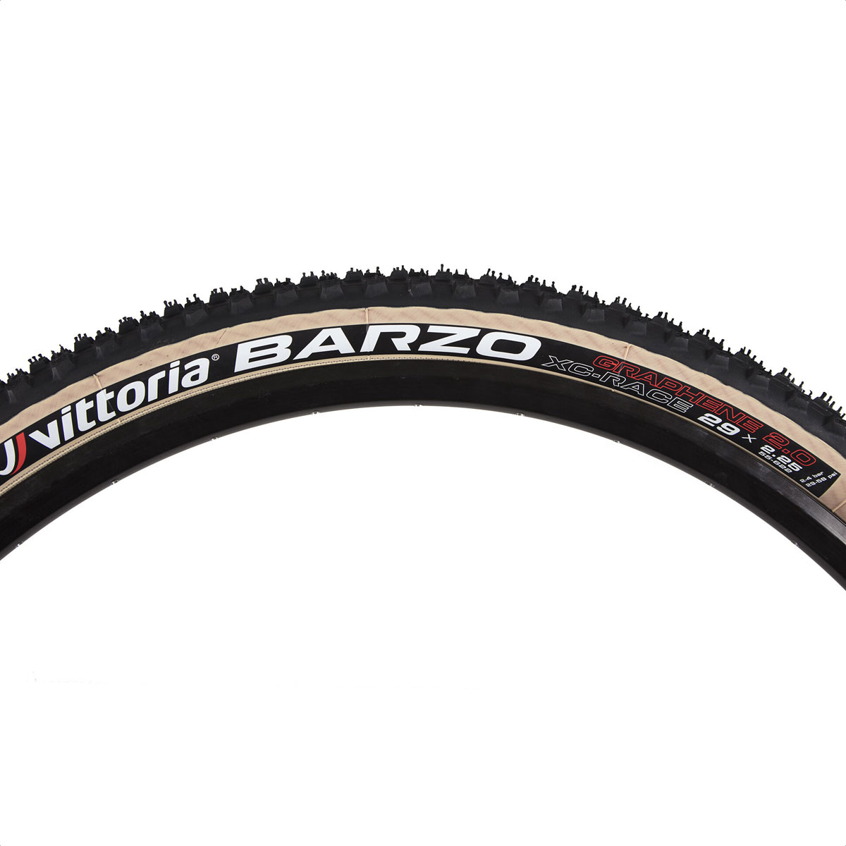 Cubierta Vittoria Barzo Xc-race 29x2.25 (Tan/Black/Black) - Imagen 2