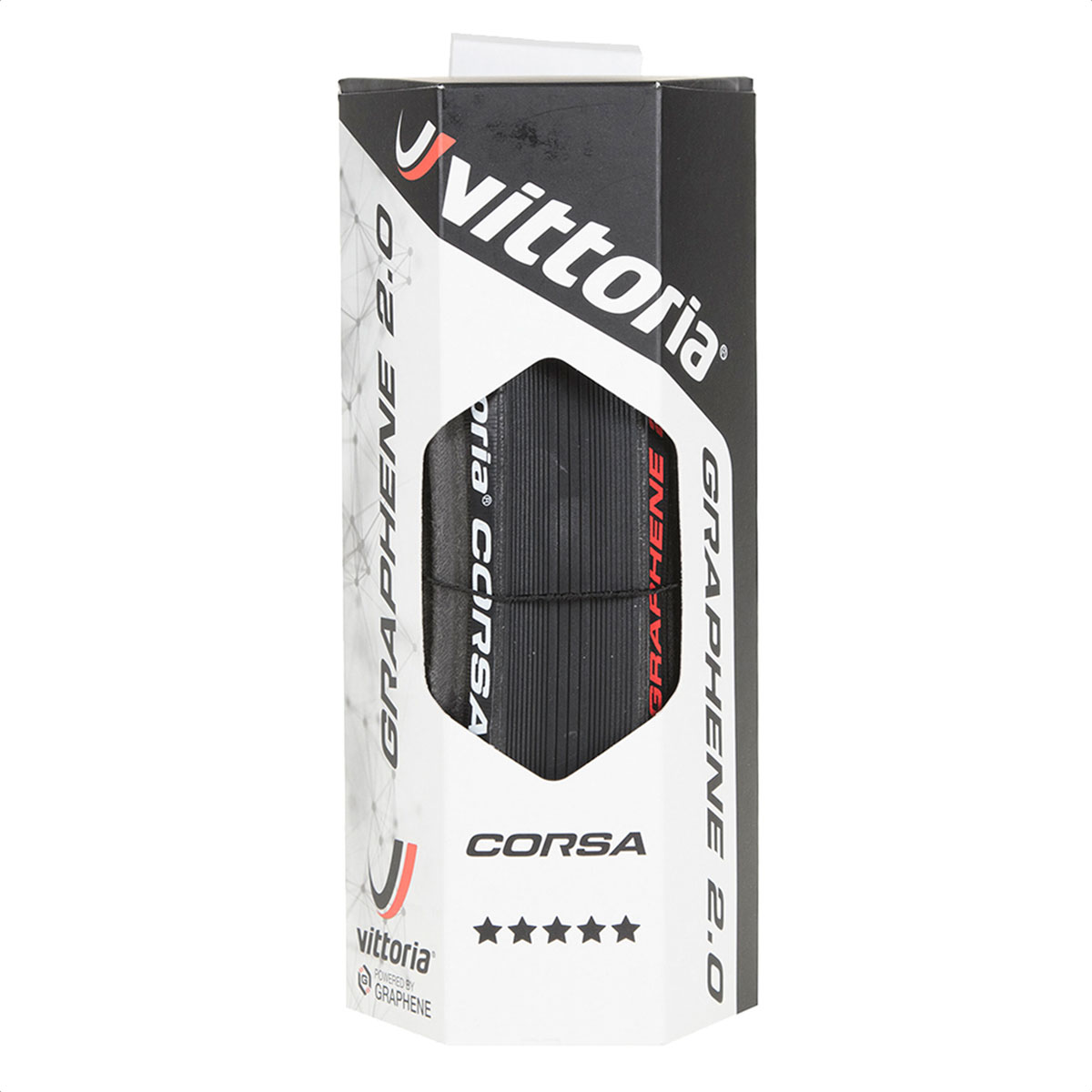 Cubierta Ruta Vittoria Corsa 700x28c Tubeless Ready (Black) - Imagen 3