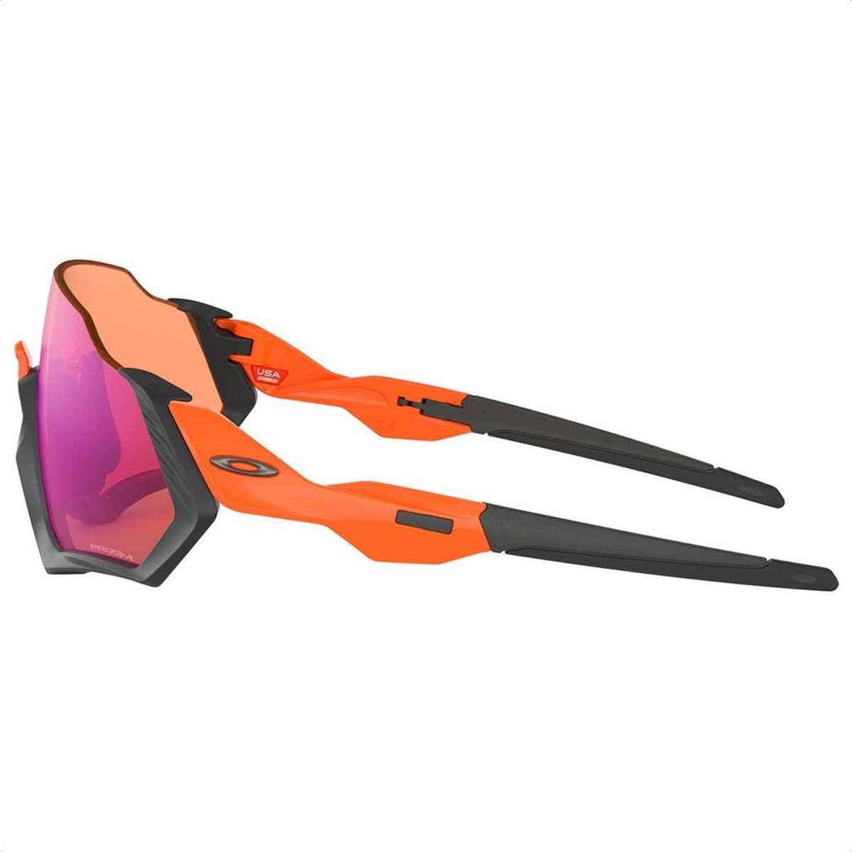 Lentes De Sol Oakley Flight Jacket (Orange - Prizm Trail) - Imagen 2