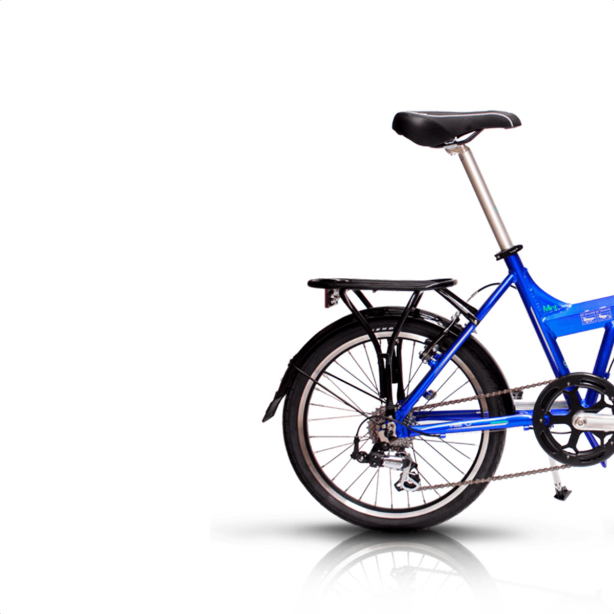 Bicicleta Plegable Vairo Mint Folding Tourney 7v (Blue) - Imagen 2