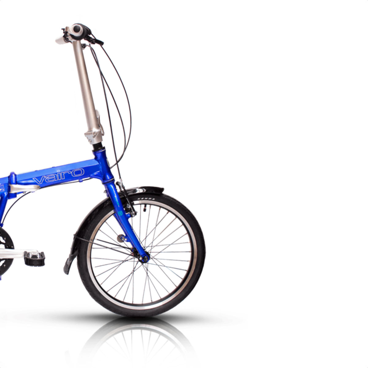 Bicicleta Plegable Vairo Mint Folding Tourney 7v (Blue) - Imagen 3