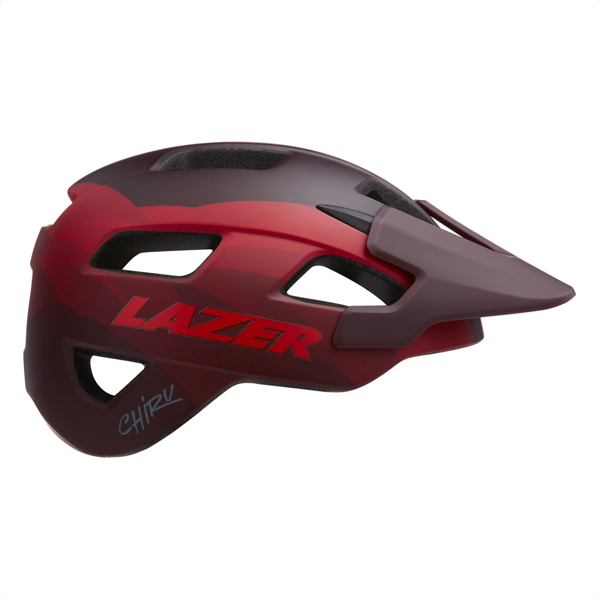 Casco Lazer Chiru Mtb Trail Off Road (Matte Red) - Imagen 2