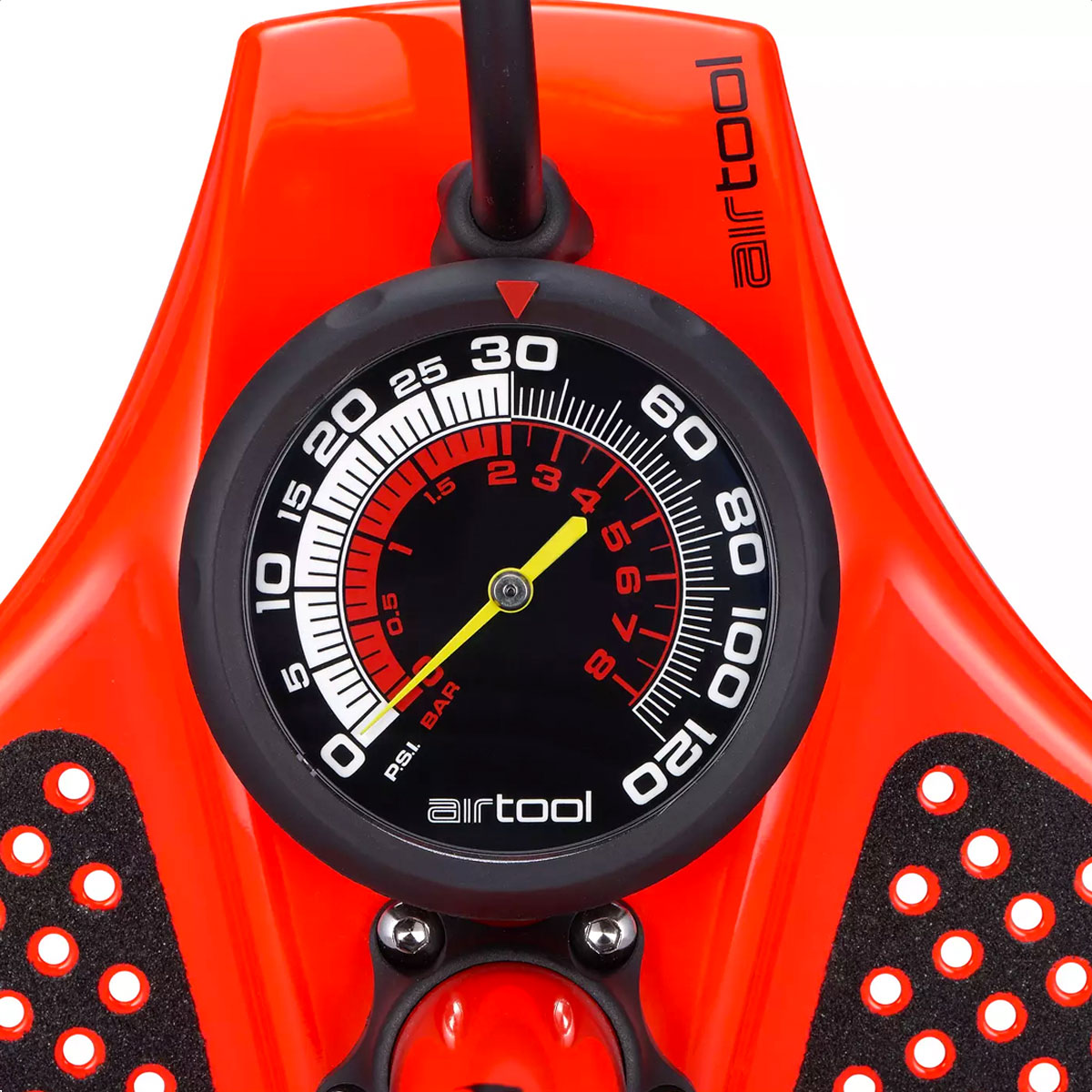 Inflador De Pie Specialized Air Tool Comp Rocket Red (120psi) - Imagen 2