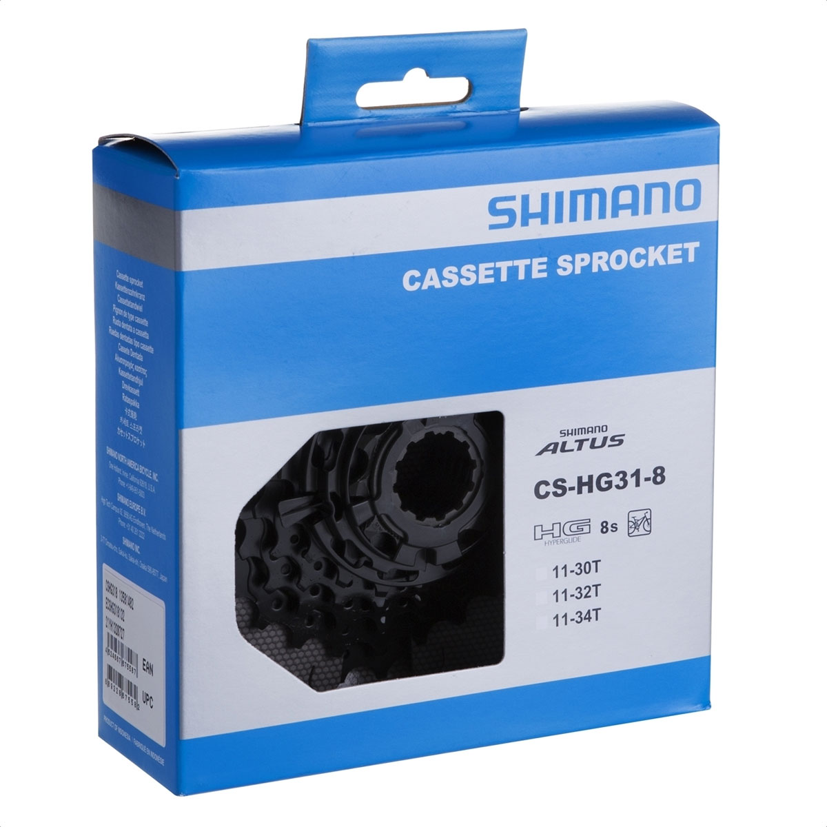 Cassette Shimano CS-HG31-8 Altus 11-34t 8v - Imagen 3