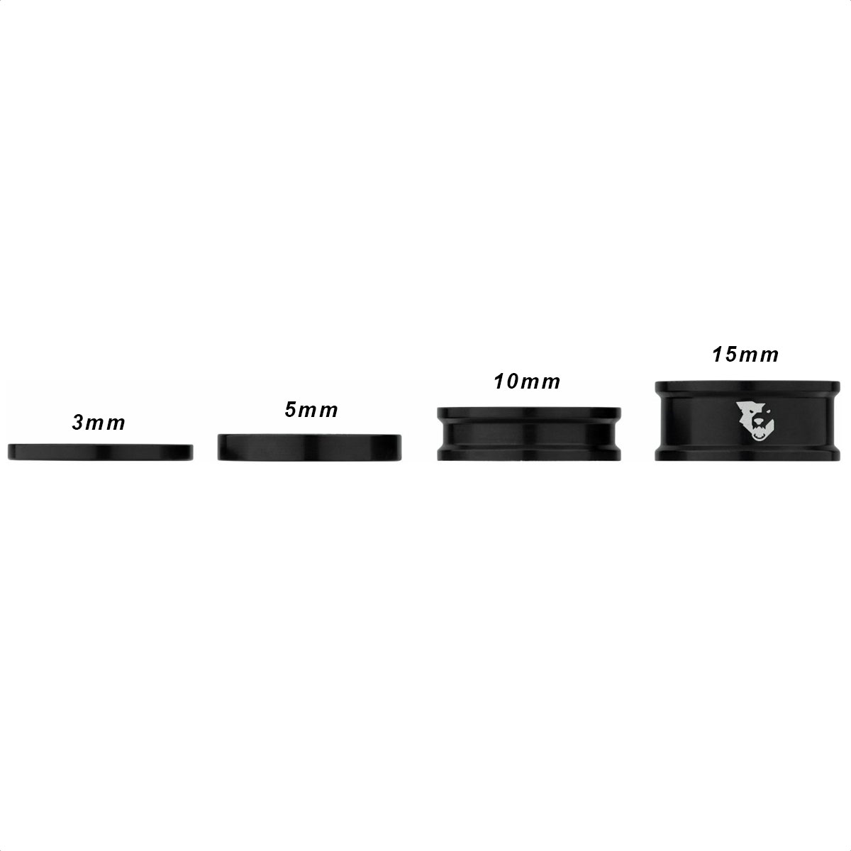 Kit De Espaciadores Wolf Tooth Precision Spacer (Red) - Imagen 2