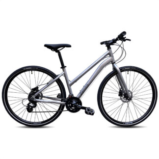 Bicicleta Urbana Zenith CIMA WMN - Rígida 2x8v - R28 (Plateado Mate)