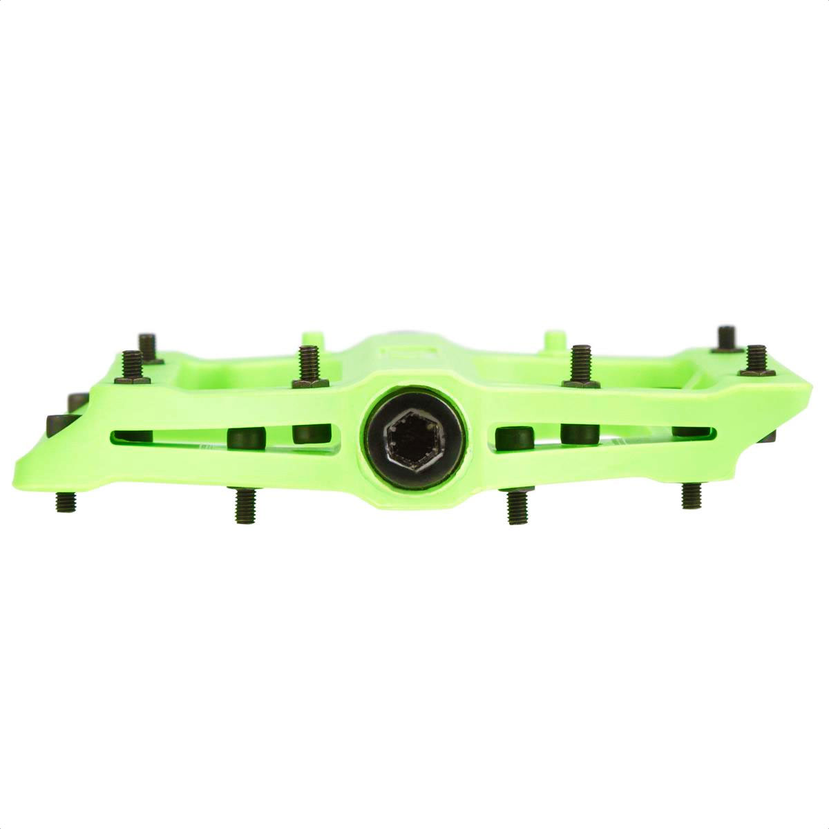 Pedales Plataforma HT Nano PA12A Mtb Dh Freeride (Green) - Imagen 3