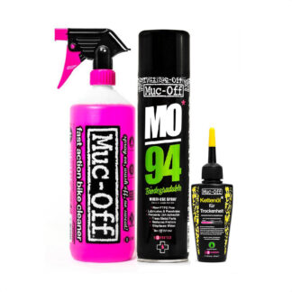 Kit De Limpieza Muc-off Wash Protect & Lube Kit (Dry Lube)