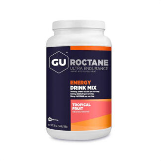 Gu Roctane Energy Drink Mix Energía 24 Servicios (Tropical Fruit - 35mg caffeine)