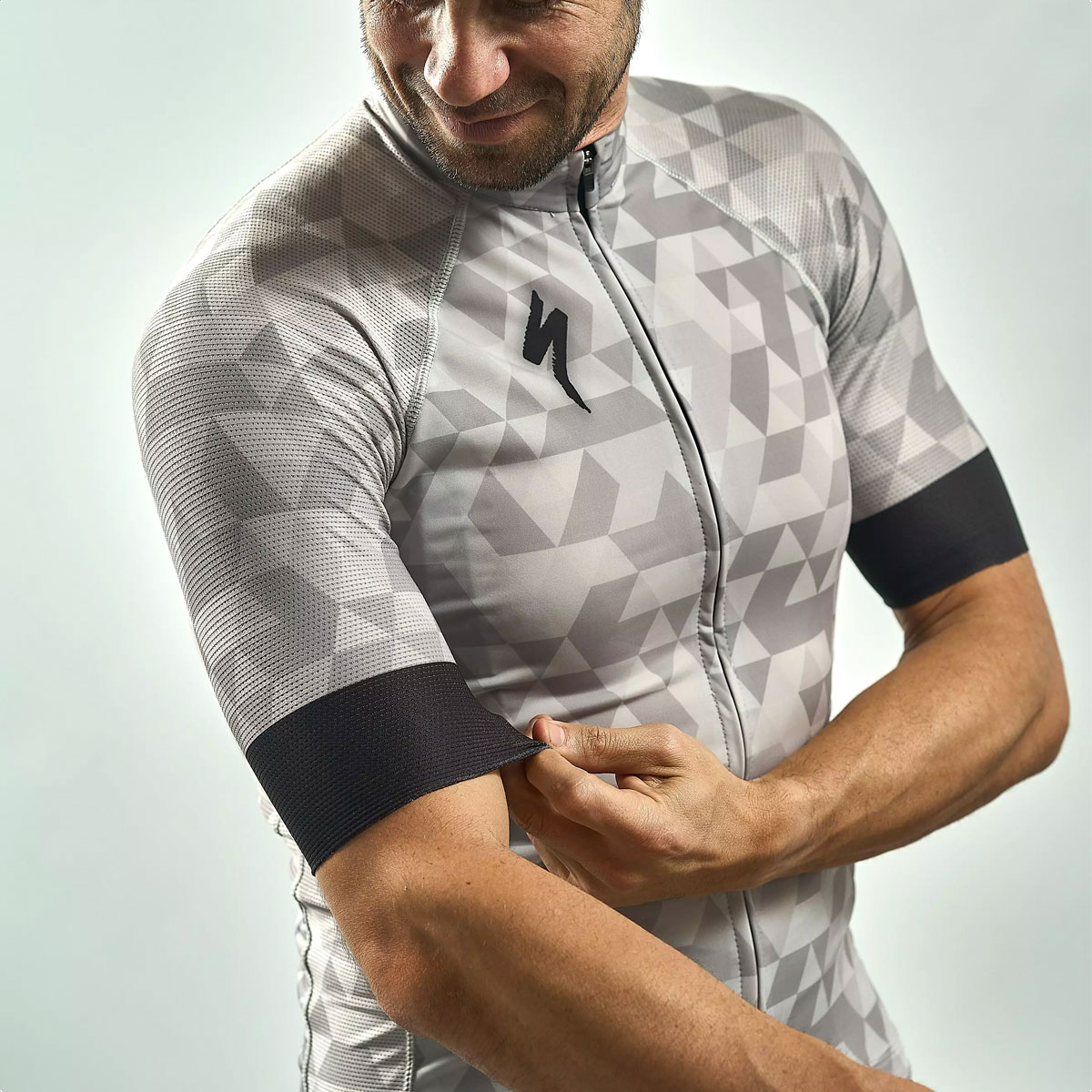 Jersey Ciclismo Specialized SPZ (Triangles Grey) - Imagen 3