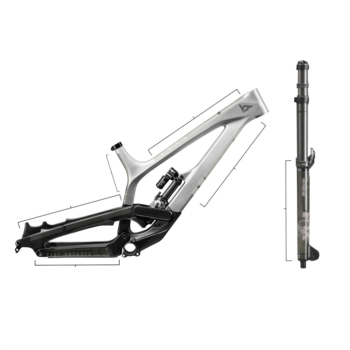 Protector Cuadro Bicicleta AMS Frame Guard Total (Clear) - Imagen 3