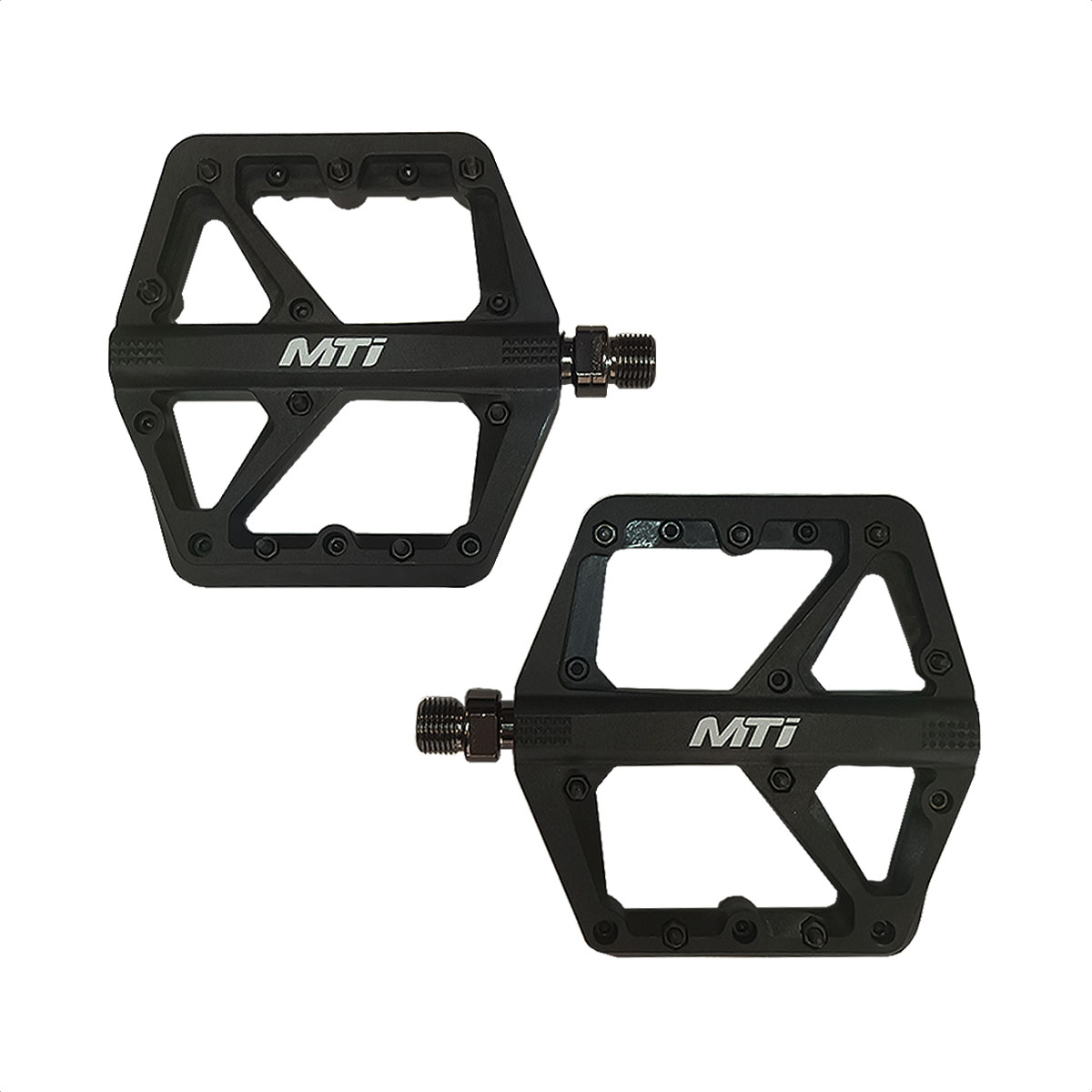 Pedales De Plataforma Mti Nylon Bmx Mtb (Negros)