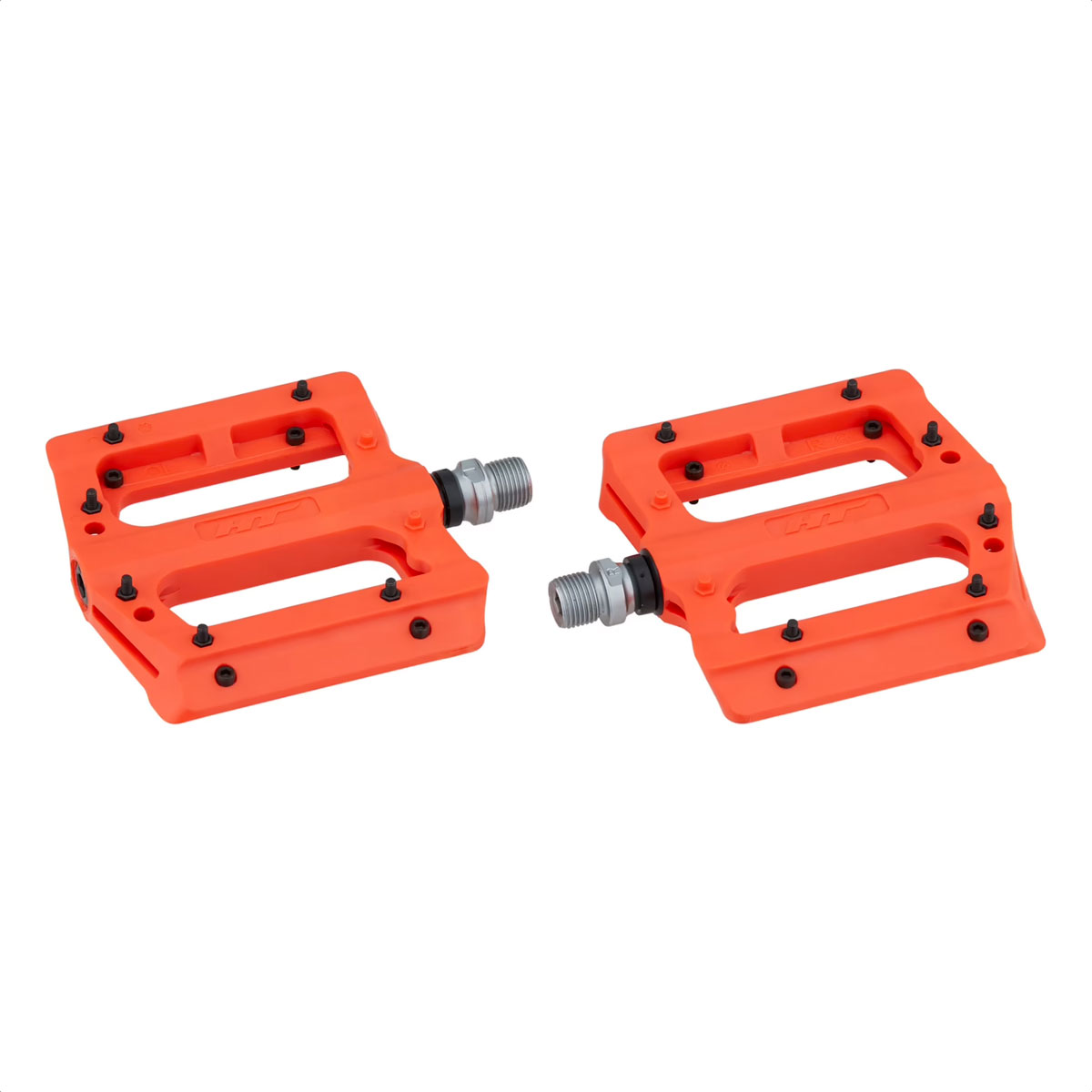 Pedales Plataforma HT Nano PA12A Mtb Dh Freeride (Orange) - Imagen 2