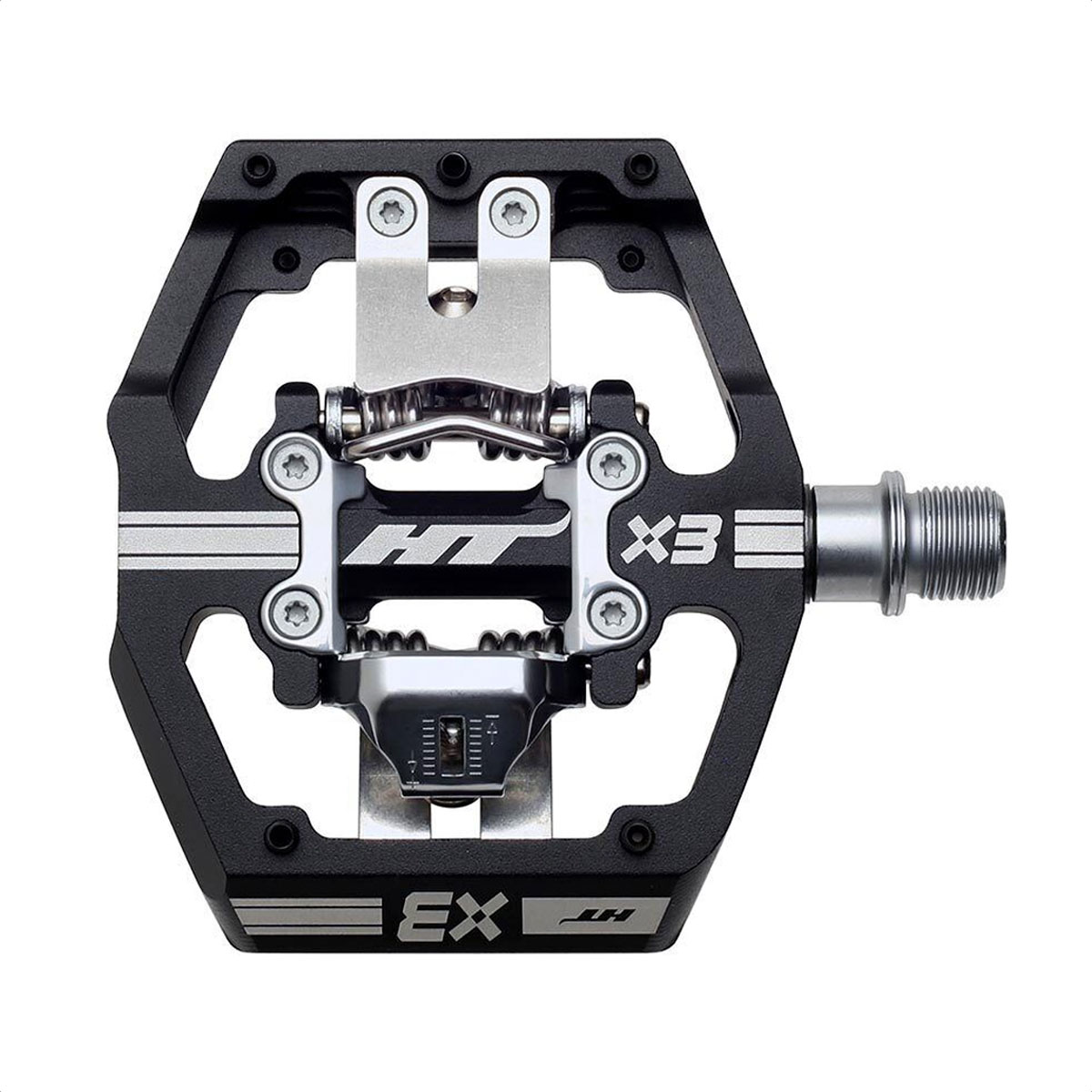 Pedales Automáticos Mtb HT DH RACE X3 (Black)