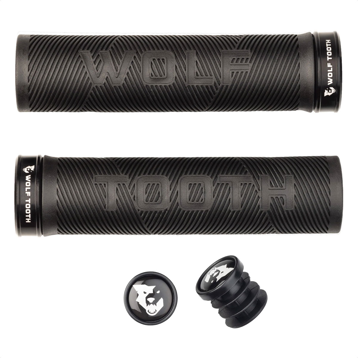 Puños Grip Wolf Tooth Echo Lock-On Grips (Black)