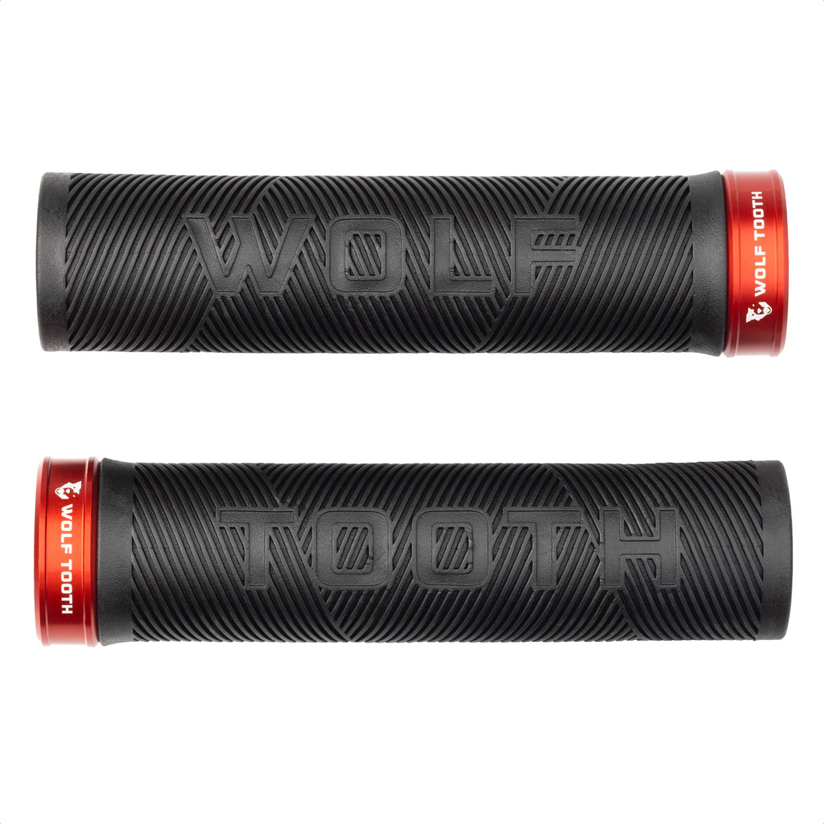 Puños Grip Wolf Tooth Echo Lock-On Grips (Red) - Imagen 2