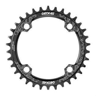 Monoplato Deckas Para Shimano 104 Bcd Black (34t)