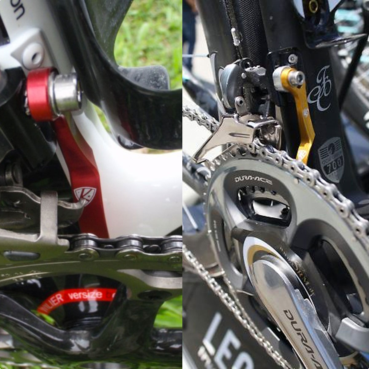 Guia Cadena K-Edge Road Braze-on Chain Catcher (Black) - Imagen 3