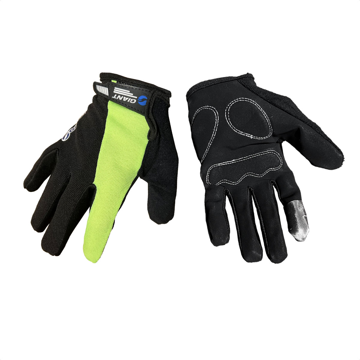 Guantes Ciclismo Dedos Largos Road Pro Gel Glove (Negro/Verde) - Imagen 3
