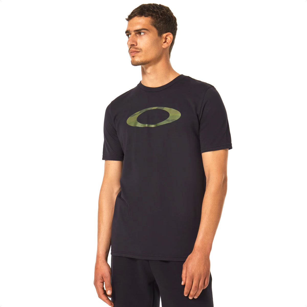 Remera Oakley O-Bold Ellipse Tee Hombre Original (Blackout (02E)) - Imagen 3