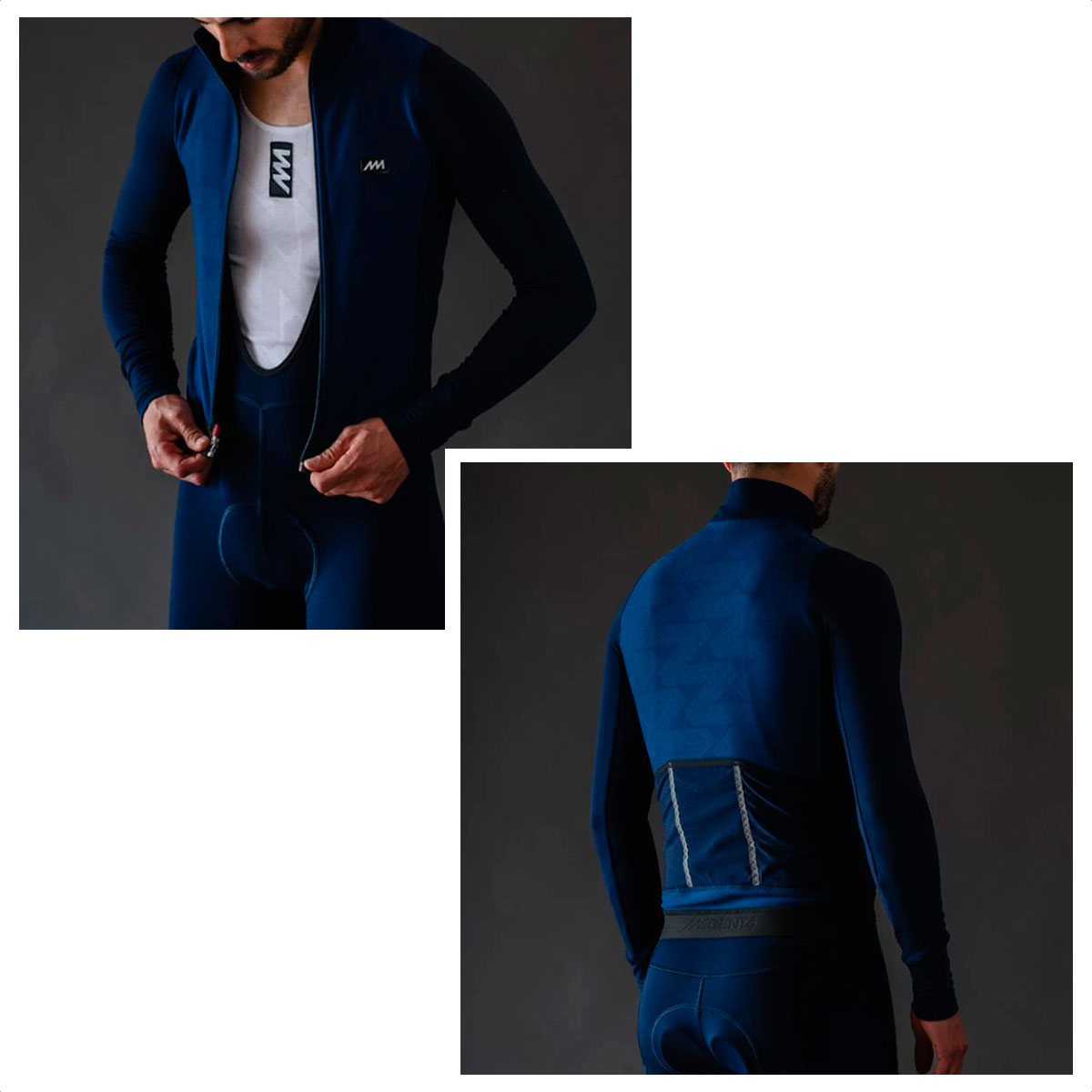 Campera Ciclismo Magenta 2.9 PWR Power Flex II (Azul Marino) - Imagen 3