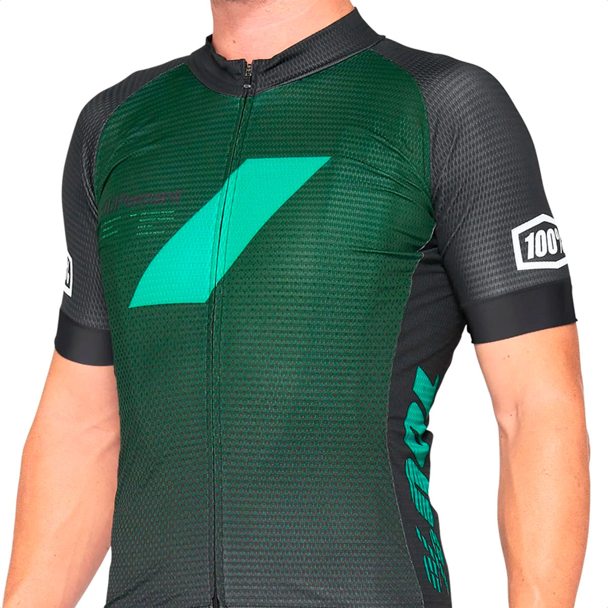 Jersey Ciclismo 100% Ride100percent Exceeda (Teal/Black) - Imagen 3