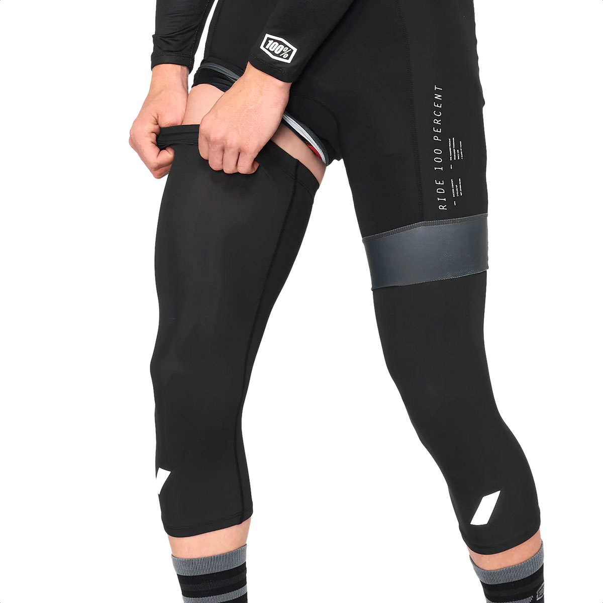Piernitas Ciclismo 100% Exceeda Knee Sleeve (Black) - Imagen 3