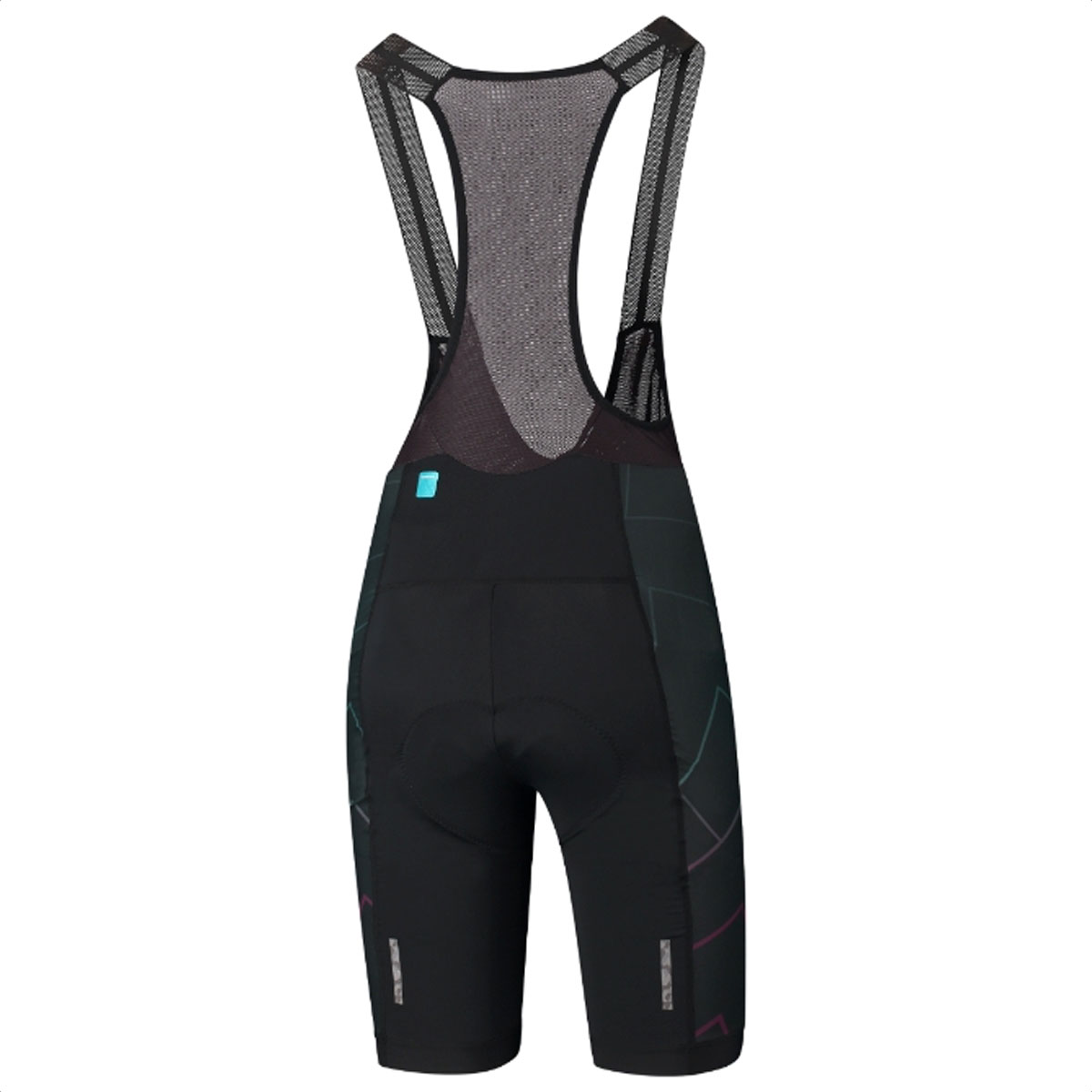 Calza Corta Con tiradores Shimano Team Bib Shorts (Black) - Imagen 2