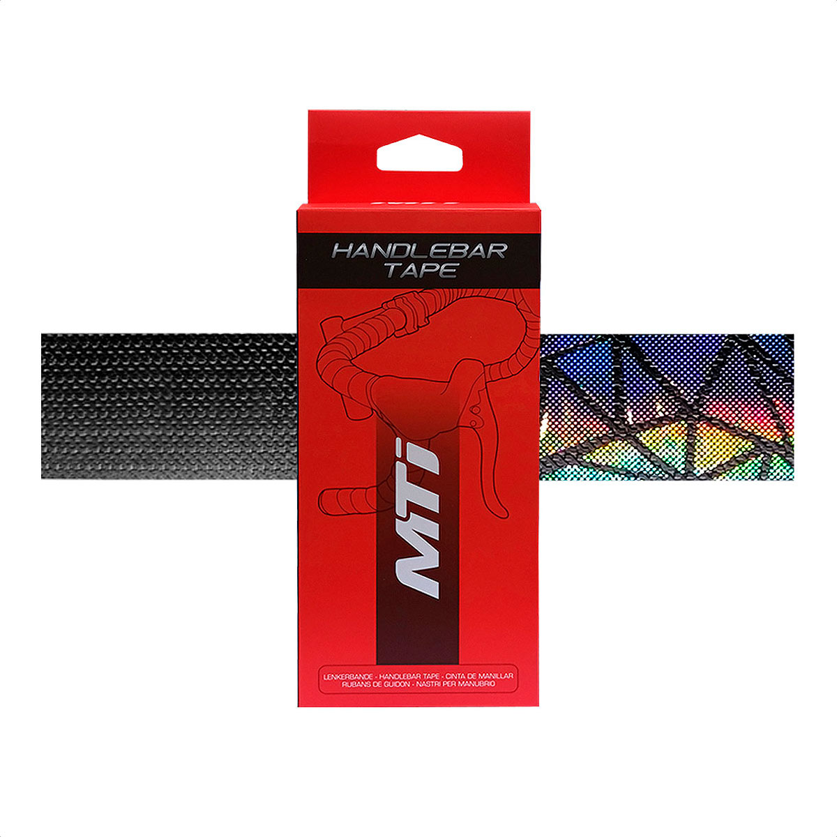Cinta De Manubrio Bicicleta Ruta MTI Triangle (Oil Slick)