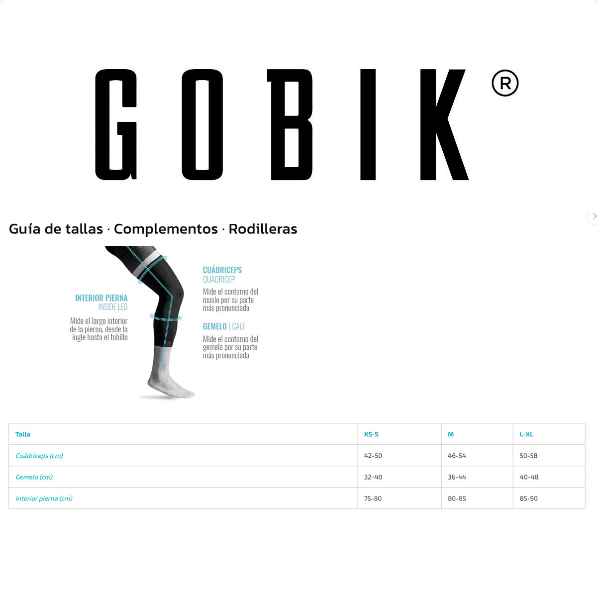 Piernitas Rodilleras Térmicas Gobik HARU Unisex (Pitch Black) - Imagen 4