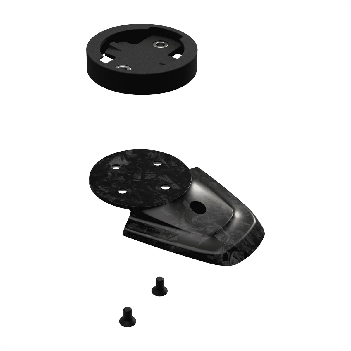 Soporte GPS Gemini SOYUZ Carbono Garmin/Wahoo (Matt) - Imagen 2