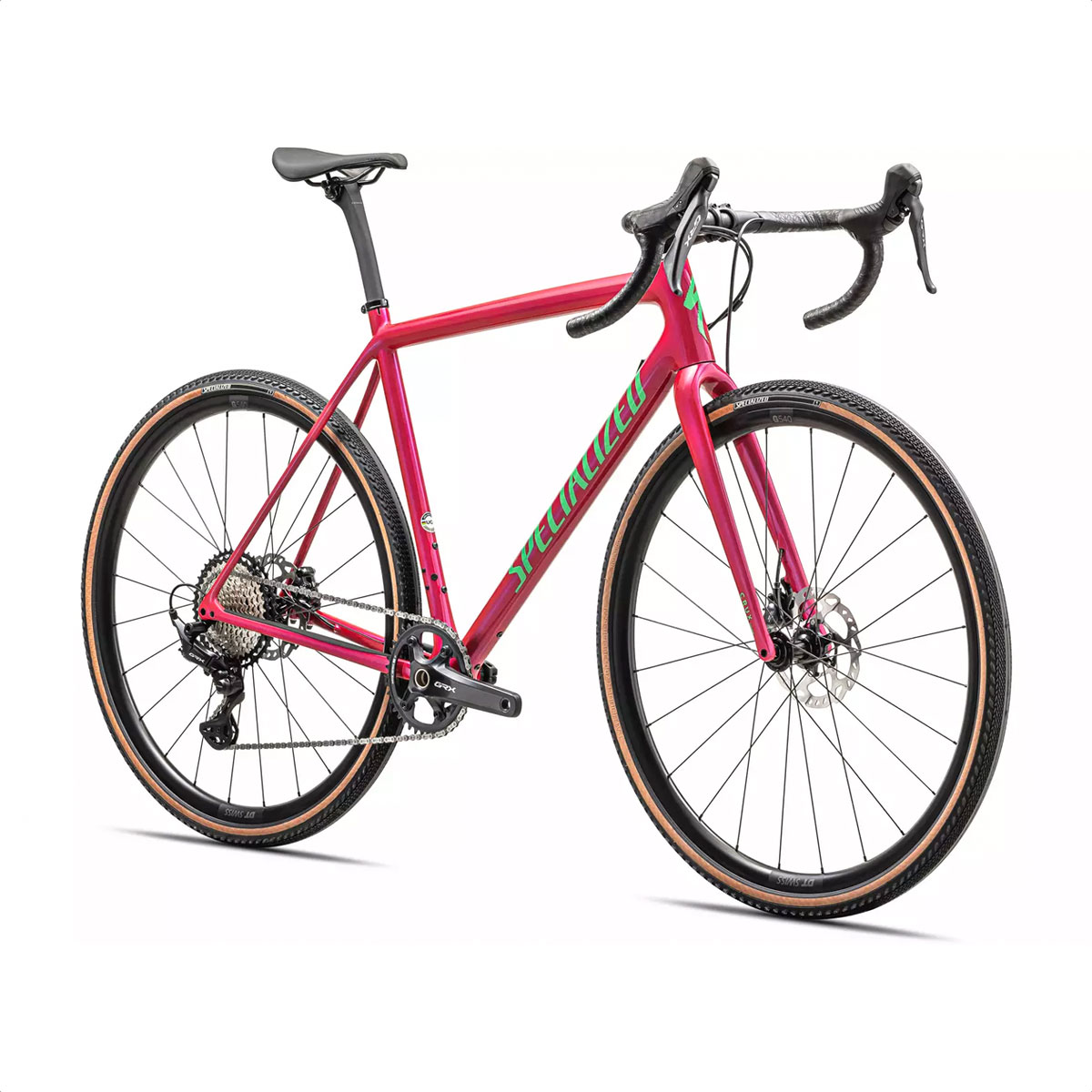 Specialized Crux Comp - Shimano GRX (Gloss Vivid Pink/Electric Green) - Imagen 2