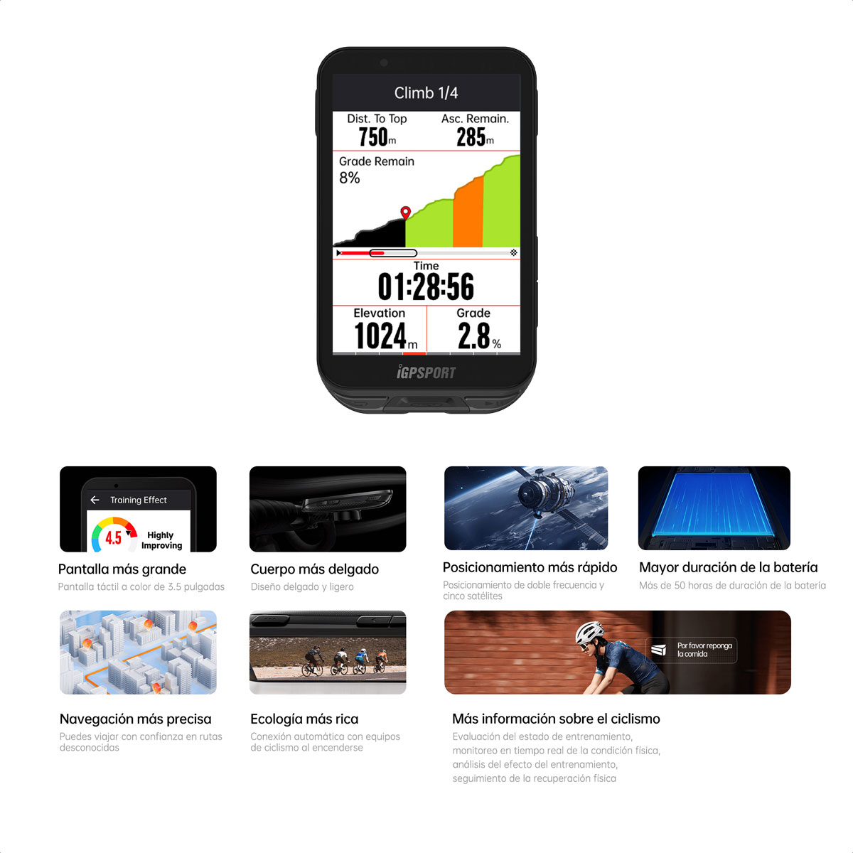 Ciclocomputadora Gps iGPSport iGS800 - Imagen 2