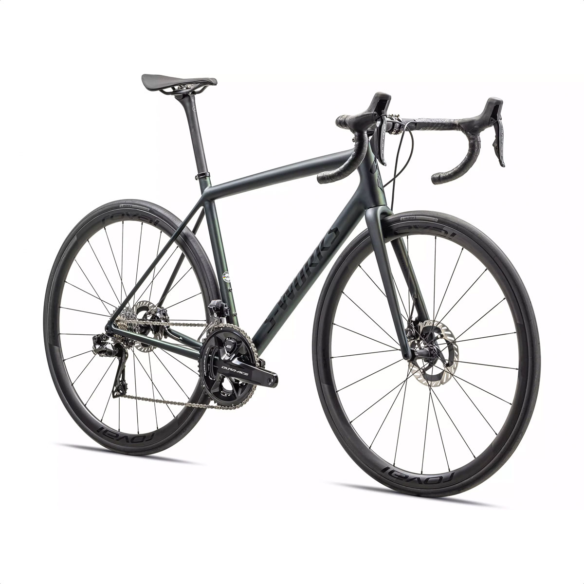 S-Works Aethos - Shimano Dura-Ace Di2 (Satin Forest Green + Gold-Silver Viavi Edge Fade/Gloss Black) - Imagen 2