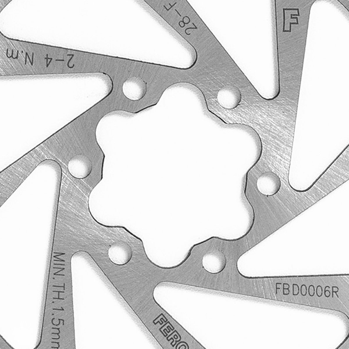 Rotor Disco De Freno Ferodo FBD0006R TZ-23 140mm 6 Tornillos - Imagen 3