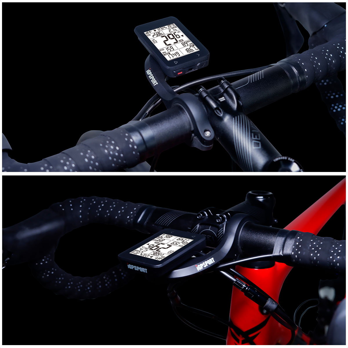 Soporte GPS Frontal iGPSport M80 Out-front Mount (Black) - Imagen 3