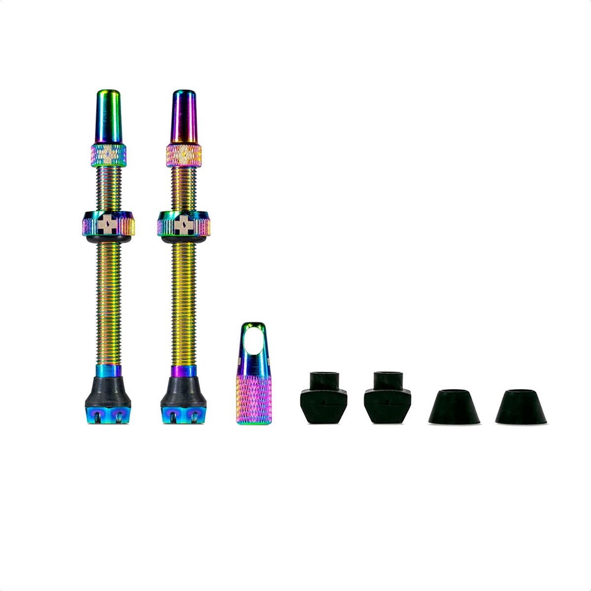 Válvulas Presta Tubeless Muc-off V2 60mm (Iridiscente)