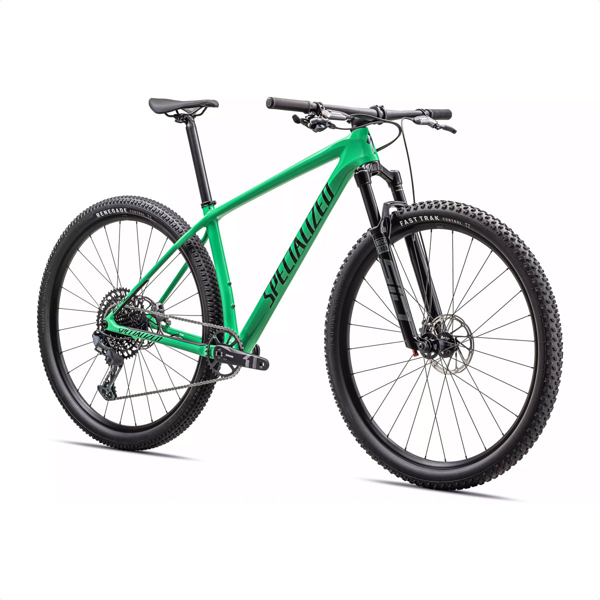 Specialized Epic Hardtail Comp (Gloss Electric Green/Forest Green) - Imagen 2