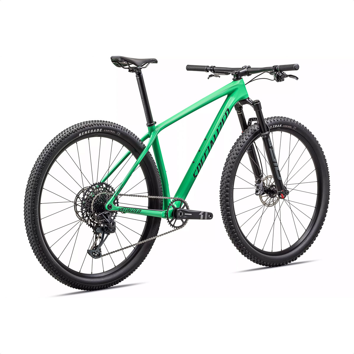 Specialized Epic Hardtail Comp (Gloss Electric Green/Forest Green) - Imagen 3